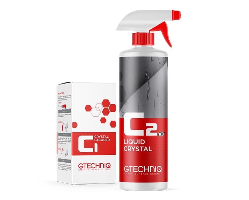 Gtechniq Zestaw C1 50ml + C2V3 Płynne szkło 500ml