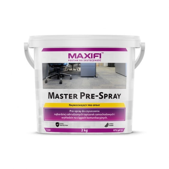 MaxiFi Master Pre Spray Proszek do wstępnego prania tapicerki materiałowej 2kg