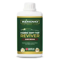 Renovo Soft Top Reviver Dark Brown - Farba do dachów cabrio Brązowa 500ml