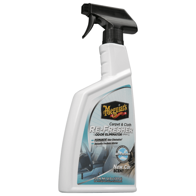 Meguiar's Carpet & Cloth Re-Fresher Odor Eliminator Produkt do usuwania nieprzyjemnych zapachów ze środka pojazdu 473ml