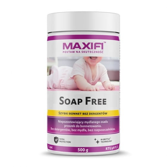MaxiFi Soap Free Bonnet Proszek do prania podsufitek materiałów bonnetowania 500ml