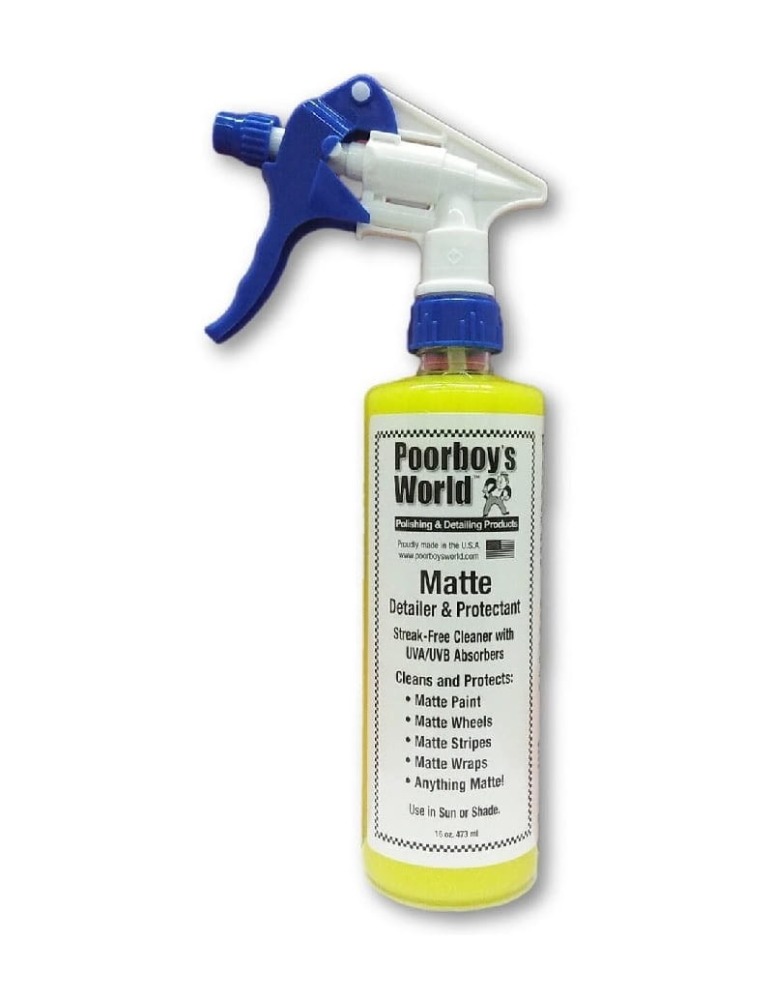 POORBOY'S WORLD Matte Cleaner and Protectant Płyn do czyszczenia i konserwacji lakierów matowych i folii 473ml