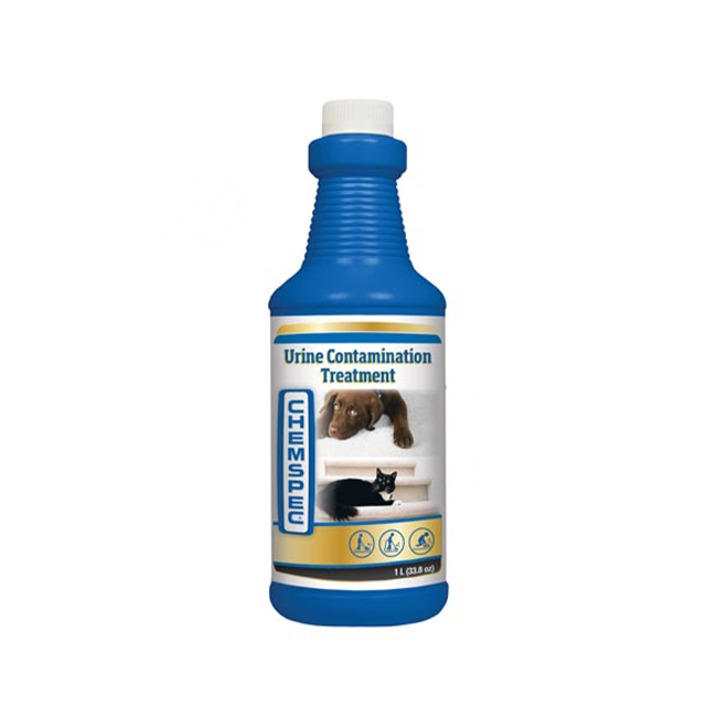 Chemspec URINE Contamination Treatment Usuwa zapach moczu z materiału wykładzin dywanów 1000ml