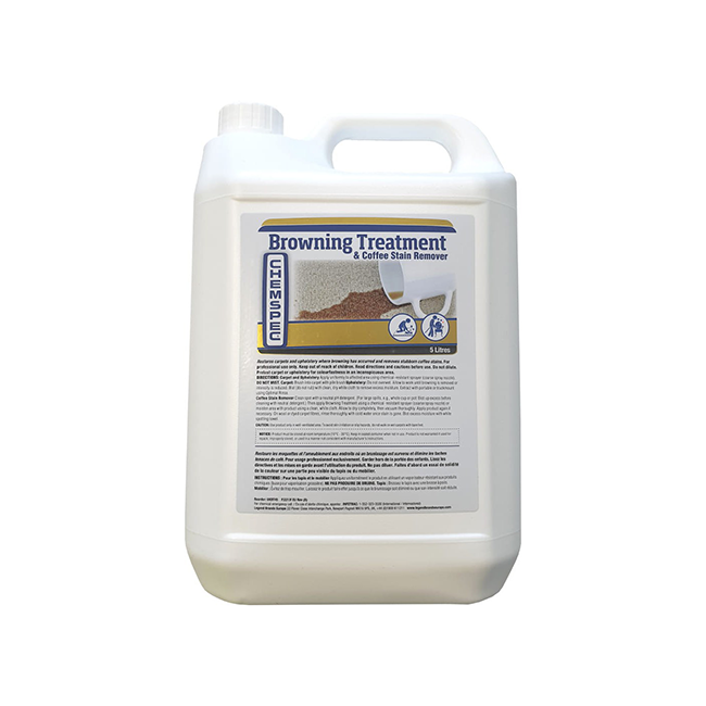 Chemspec BROWNING Treatment & COFFIE Stain Remover usuwa brązowe plamy po kawie 5L
