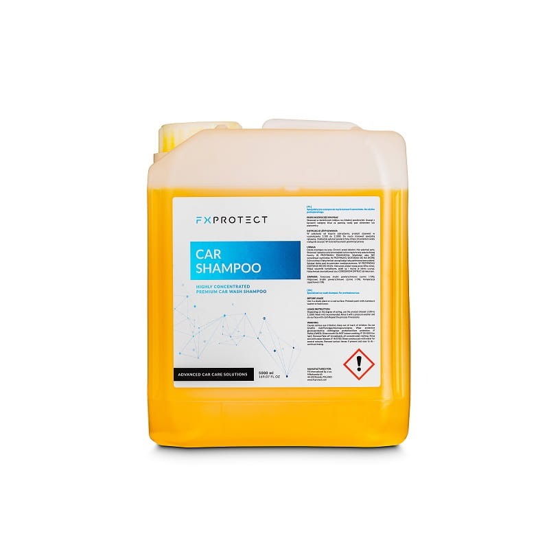 FXPROTECT CAR SHAMPOO Szampon odtłuszczający, odtyka powłoki 5000ml