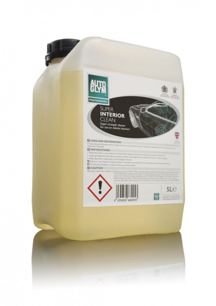 Autoglym Super Interior Clean Uniwersalny płyn czyszczący do wnętrza pojazdu koncentrat 5L