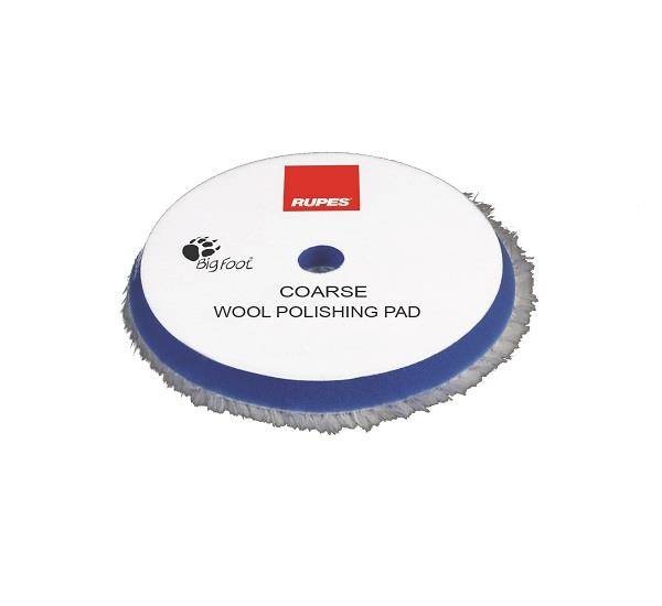 Rupes Coarse Wool Pad - Futro polerskie Mocno ścierny pad polerski z wełny 130/145mm