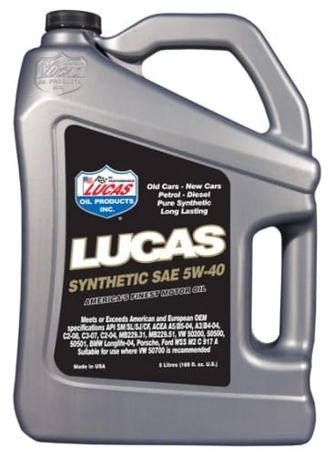 LUCAS OIL Synthetic SAE Olej syntetyczny 5W40 - 5L USA