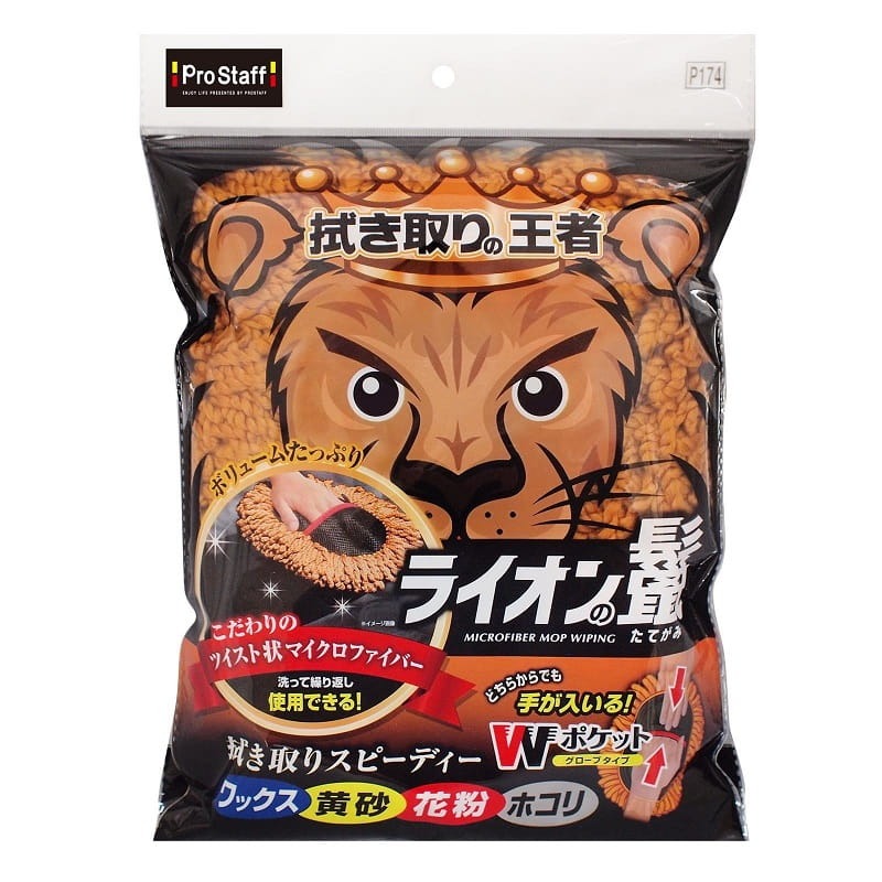 Prostaff Microfiber Mop Wiping Glove „Lion’s Mane” Rękawica do mycia auta z mikrofibry