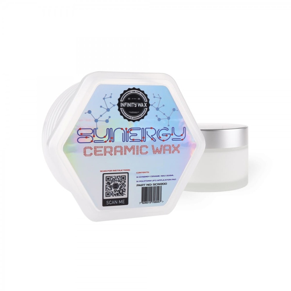 Infinity Wax SYNERGY Ceramic Wax Efektowny wosk z wysoką zawartością SiO2 Efekt jak powłoka ceramiczna 200ml