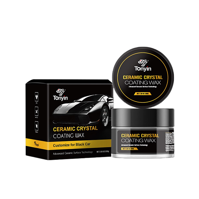 Tonyin Ceramic Crystal Coating Black Wax Trwały efektowny łatwy w aplikacji wosk syntetyczny do ciemnych kolorów 200g