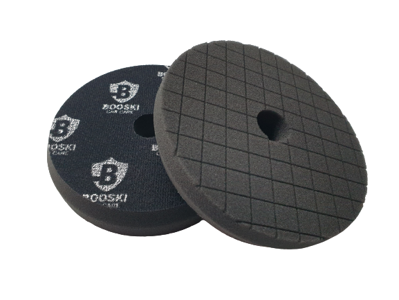 Booski Pads QUADRA Soft Finishing DA Bardzo miękka gąbka wykończeniowa na rzep Dual Action 150ml