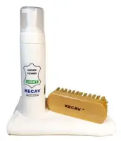 KECAV Leather Cleaner LIGHT Set Zestaw do regularnego czyszczenia skór gładkich