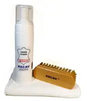 KECAV Leather Cleaner POWER Set Zestaw do czyszczenia mocno zabrudzonych skór gładkich