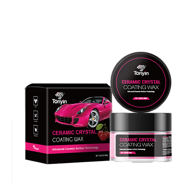 Tonyin Ceramic Crystal Coating Wax Cherry Scent - Trwały efektowny łatwy w aplikacji wosk syntetyczny, zapach wiśniowy 200g