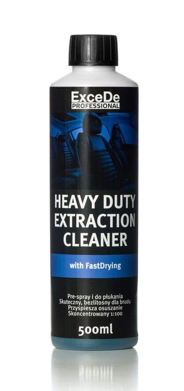ExceDe Heavy Duty Extraction Cleaner Uniwersalny płyn do prania tapicerki ręcznie ekstrakcja 500ml
