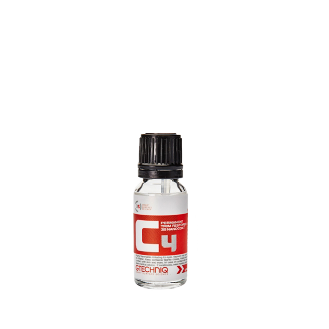 Gtechniq C4 Permanent Trim Restorer Powłoka ochronna do plastików zewnętrznych 15ml