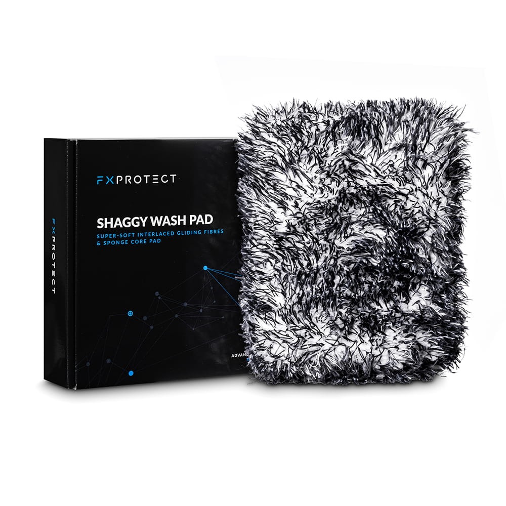 FXPROTECT Shaggy Wash Pad Ręczny miękki pad gąbka z mikrofibry do mycia auta