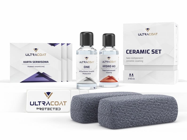 Ultracoat Ceramic Set Wysokiej jakości powłoka ceramiczna do lakieru dwuskładnikowa 50ml