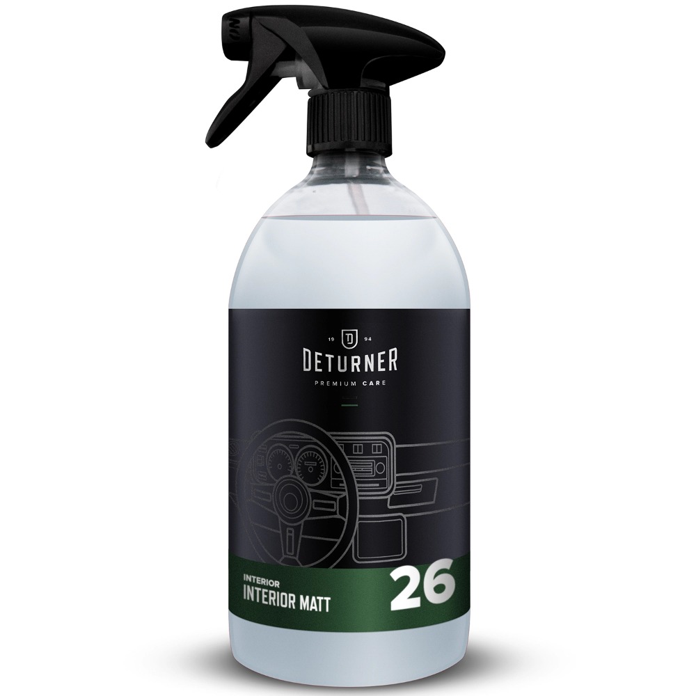 Deturner Interior Dressing Mat Zabezpiecza plastiki wewnętrz samochodu, efekt matowy 1000ml