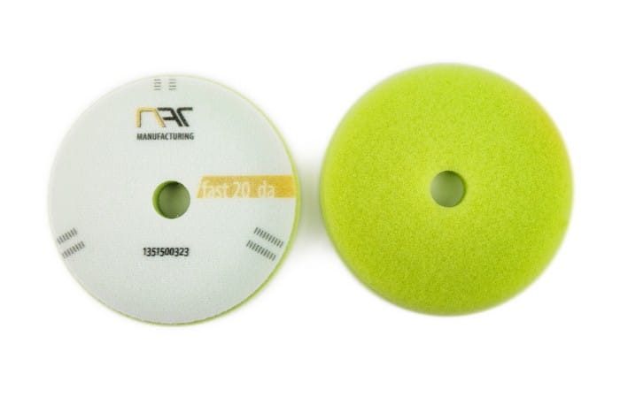 NAT FAST 20 Cutting DA zielona - ścierna gąbka polerska na rzep 135x20mm
