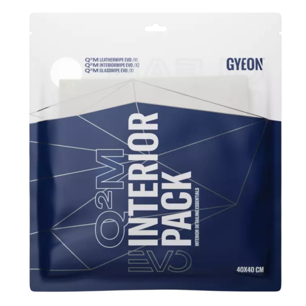 GYEON Q2M InteriorPack EVO - Zestaw mikrofibr do wnętrza 4 sztuki