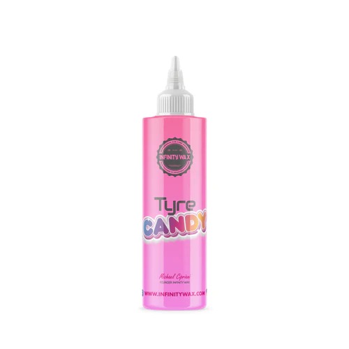 Infinity Wax Tyre Candy - Wysokiej jakości produkt do zabezpieczenia opon, wysoki połysk 250ml