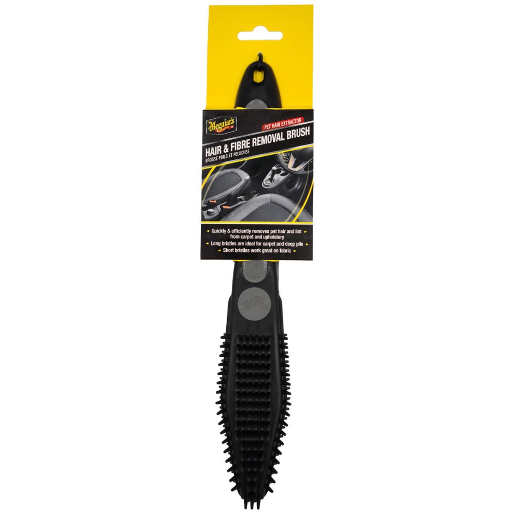 Meguiar's Hair and Fibre Removal Brush - gumowa szczotka do usuwania sierści i włosów z tapicerki