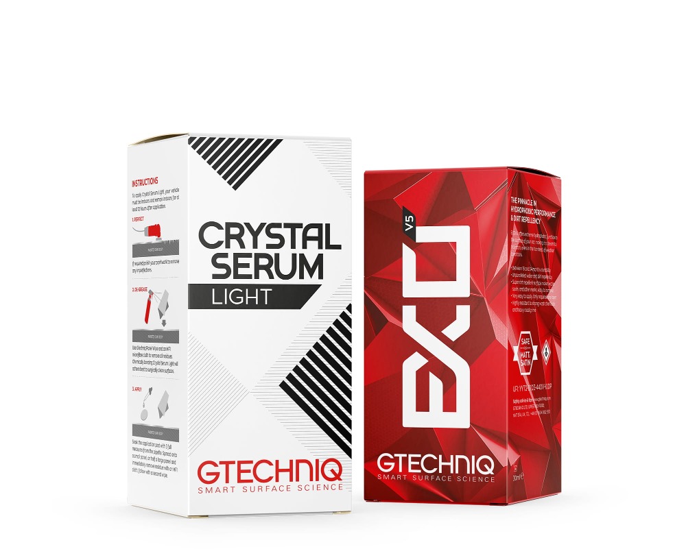 Gtechniq Crystal Serum Light + EXO v5 - Zestaw Power Couple 50ml