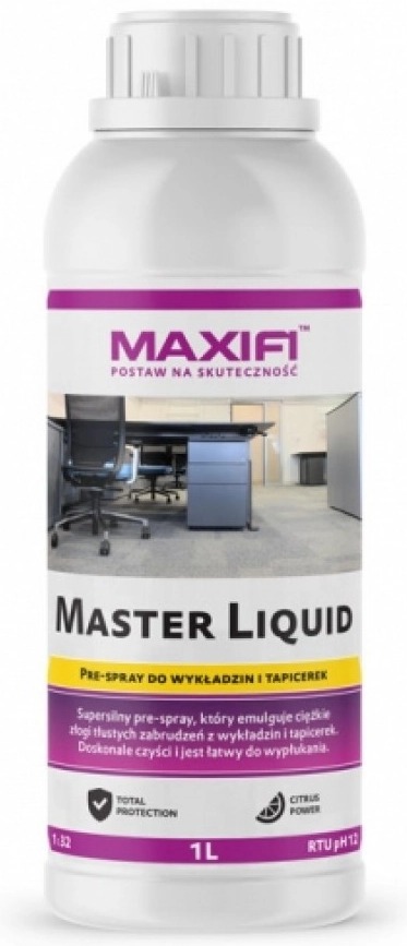 Maxifi Master Liquid – mocny pre-spray do silnych zabrudzeń 1000ml