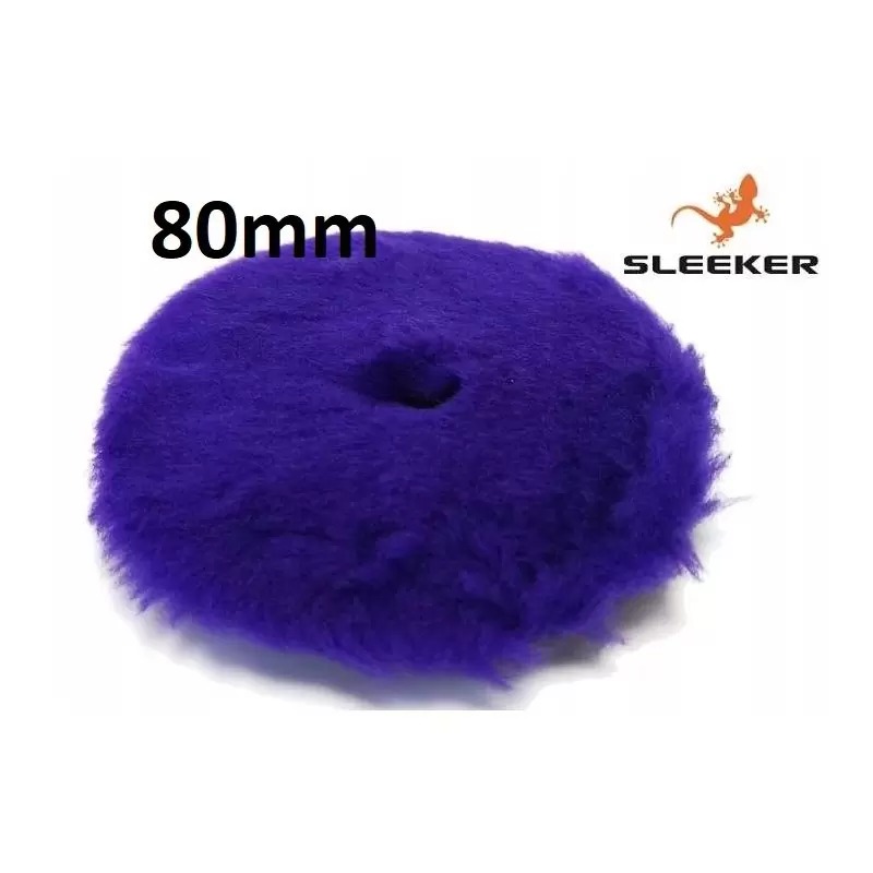 EVOXA Sleeker Master Wool Purple - Futro polerskie do usuwania głębokich rys 80mm