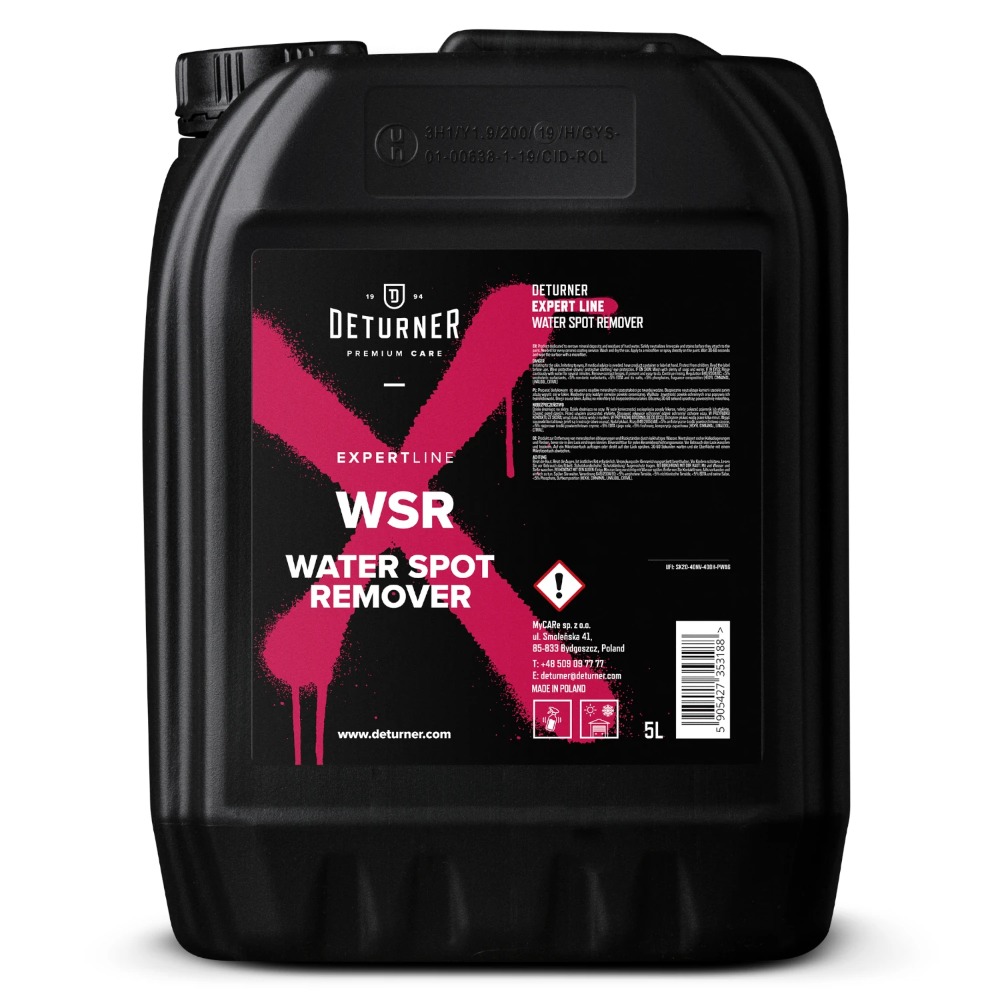 Deturner Expert Line WSR Water Spor Remover - Produkt do usuwania śladów po twardej wodzie 5000ml