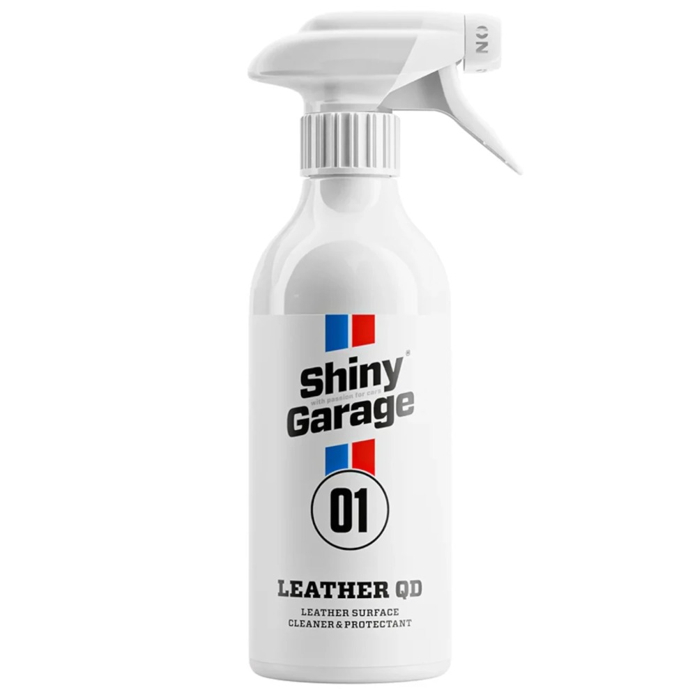 Shiny Garage Leather QD - Produkt do pielęgnacji skór gładkich, czyści i zabezpiecza 500ml