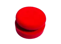 Booski Car Care Red Foam Extra Applicator - Aplikator piankowy do wosków bez krawędzi