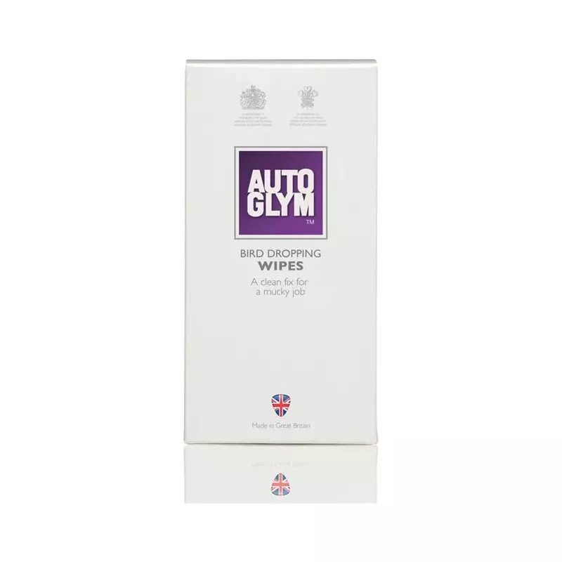 AutoGlym Bird Dropping Wipes - Chusteczki do szybkiego usuwania ptasich odchodów z lakieru 10 sztuk