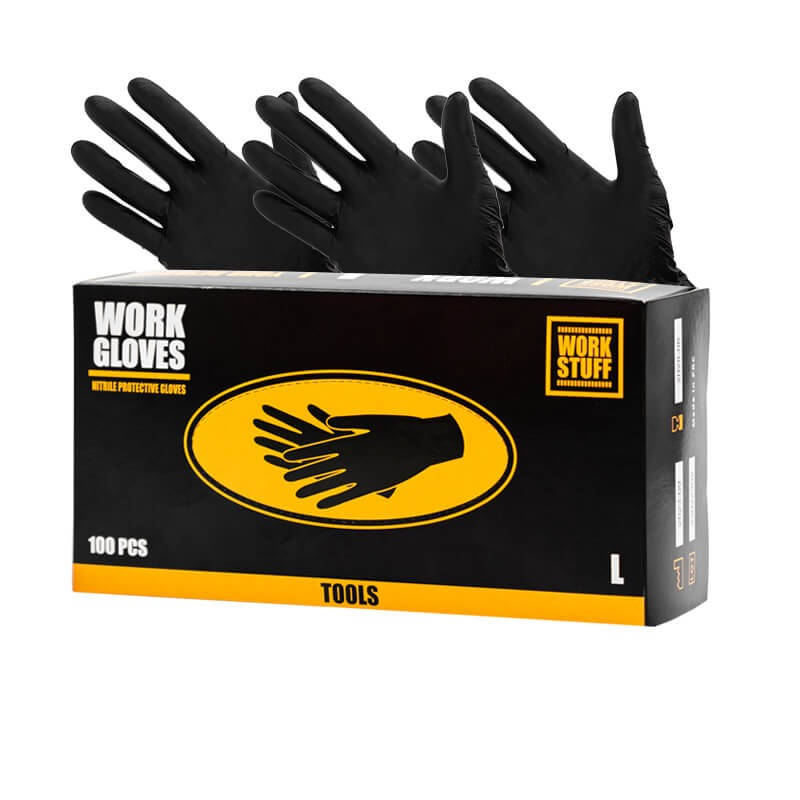 Work Stuff Work Gloves L - rękawiczki nitrylowe, ochronne 100szt