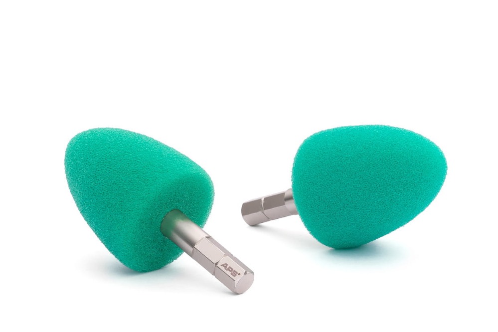 APS HEX Polishing Cone Heavy Cut - Mały stożek polerski do polerowania detali TWARDY