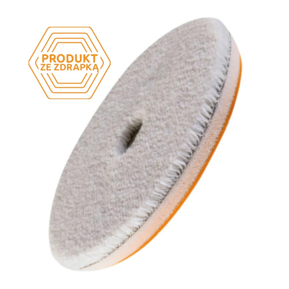 Honey Combination Short Wool Pad 2.0 - Mocno tnący pad polerski z naturalnej wełny 135mm