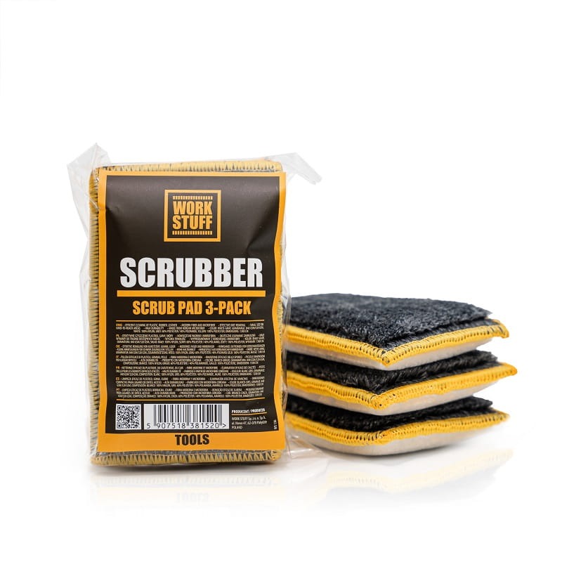 WORK STUFF SCRUBBER Pad – uniwersalny pad do czyszczenia wnętrza 3 sztuki