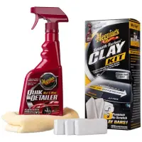 Meguiar's Smooth Surface Clay Kit - Zestaw do glinkowania i pielęgnacji lakieru