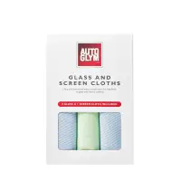 AutoGlym Glass & Screen Cloths - zestaw mikrofibr do mycia szyb oraz ekranów