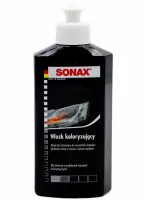 Sonax Polish+Wax Color - Wosk koloryzujący do lakieru Czarny 250ml
