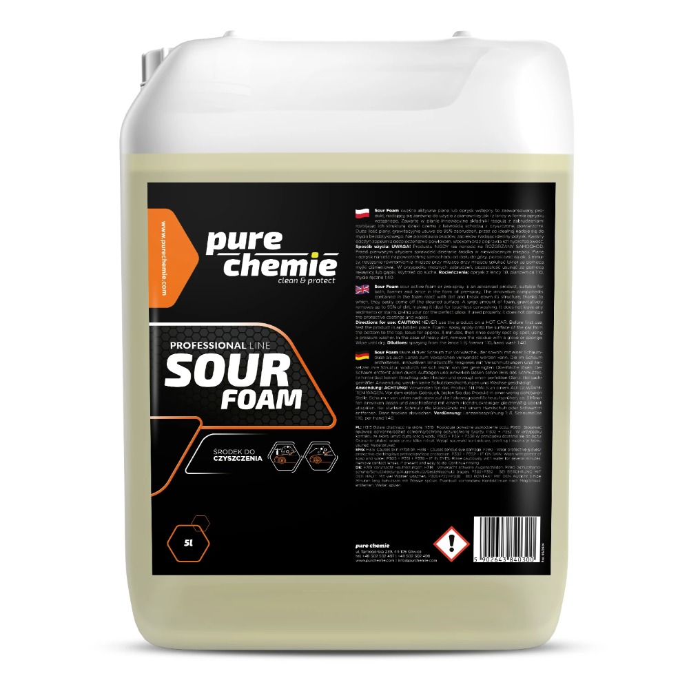 Pure Chemie Sour Foam - Kwaśna piana do sealantów i powłok 5000ml