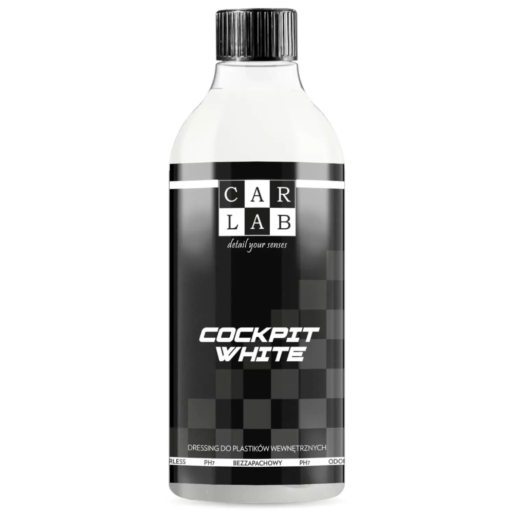 Carlab Cockpit White - Produkt do zabezpieczenia plastików wewnętrznych 500ml