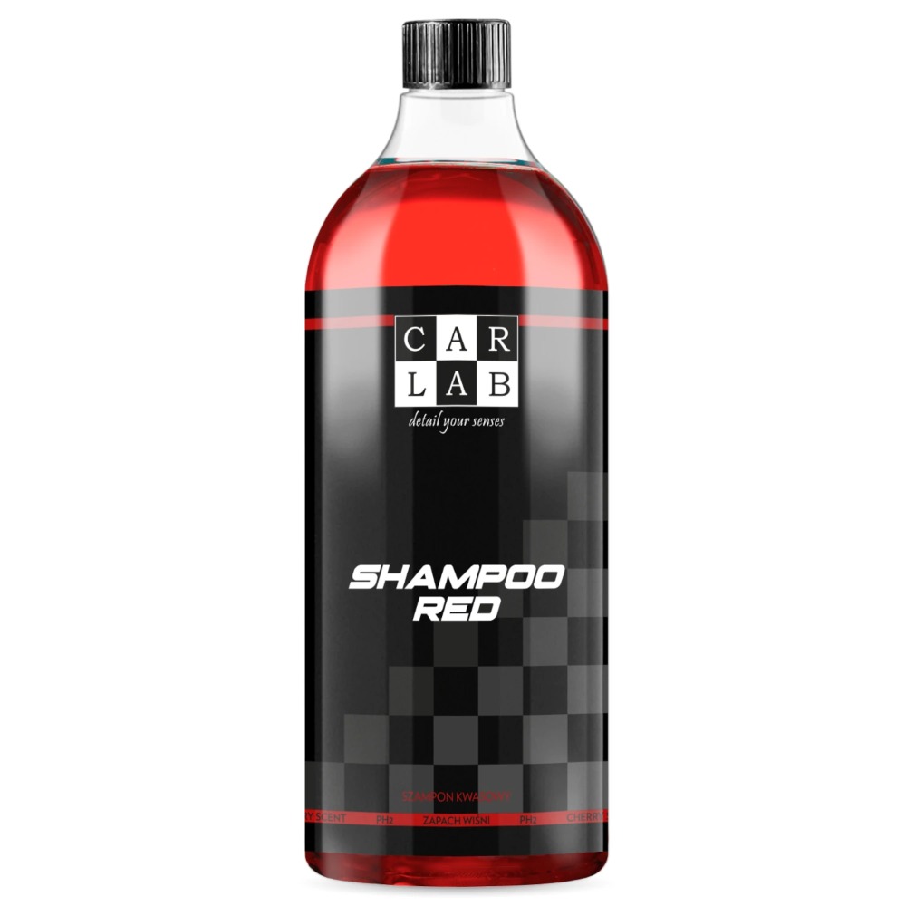 Carlab Shampoo Red - Szampon samochodowy, odczyn kwasowy 1L