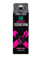 Muc-Off Premium Brush Set 3 - Zestaw 3 szczotek do czyszczenia, motocykl, rower