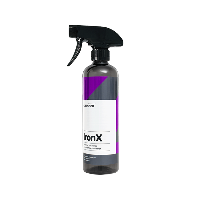 CarPro IronX Deironizer usuwa osady metaliczne z lakieru i felg 500ml