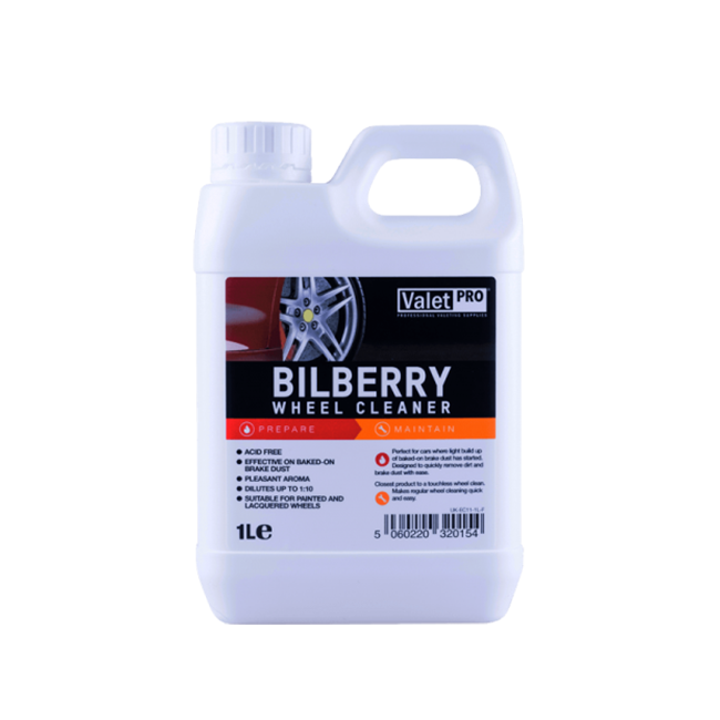 ValetPRO Bilberry Wheel Cleaner Bez kwasowy produkt do czyszczenia felg koncentrat 1000ml