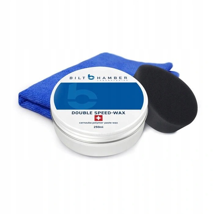 BILT-HAMBER Double Speed Wax Efektowny wosk syntetyczny + mikrofibra aplikator 250ml