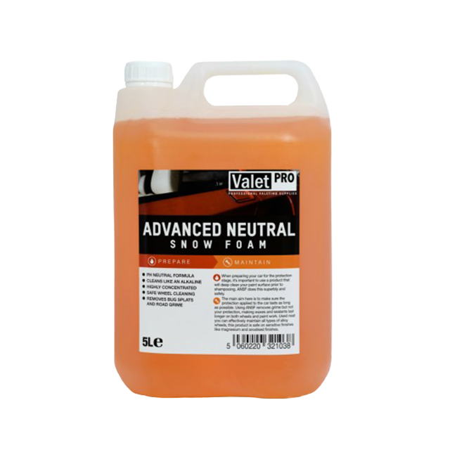 ValetPRO Advanced Neutral Snow Foam Skuteczna piana aktywna neutralne pH 5000ml